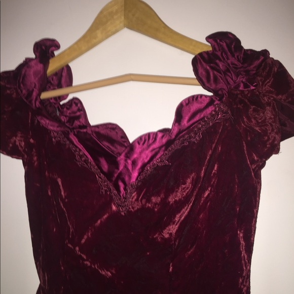 Dresses & Skirts - RED VELVET DRESS